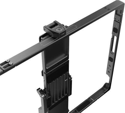 لوحة محول Acccsoon iPad PowerCage، متوافقة مع لوحة محول البطارية NP-F/SeeMo 4K/SeeMo، حامل شاشة صغير مع تصميم لولبي 1/4 بوصة، زاوية قابلة للتعديل - تركيب سريع-ACC05 in Kuwait