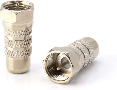 محول محوري RF وRCA - 4 حزم - موصل RCA أنثى إلى ذكر F81 (F-Pin) ومحول ومقرنة ومحول - لـ RG11، RG6، RG59، RG58، SDI، HD SDI، CCTV in Saudi Arabia