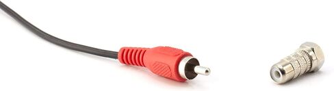 محول محوري RF وRCA - 4 حزم - موصل RCA أنثى إلى ذكر F81 (F-Pin) ومحول ومقرنة ومحول - لـ RG11، RG6، RG59، RG58، SDI، HD SDI، CCTV in Saudi Arabia