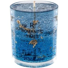 Jelly Aromatherapy Candle with Eternal Flower Inside and with Nighttime Illumination,12.35oz, 45 Hour Burn Time, Perfect Home Decor, Gift Choice, Floral, Fruity Scents (White Tea & Orchid)
