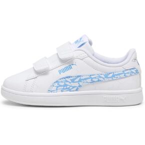 PUMA Smash Hook and Loop Sneaker, Whisp of Pink-Whisp of Pink-Passionfruit, 1.5 US Unisex Little Kid