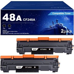 خرطوشة حبر بديلة متوافقة مع Ankink لطابعة HP 48A CF248A لـ Pro M15w M15a M16w M16a MFP M29w M29a M28w M28a، عبوة من قطعتين، أسود in Kuwait