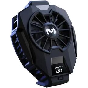 Phone Cooler for Tiktok Live Streaming, Mobile Gaming.Fast Cooling Cell Phone Refrigerator with Customized RGB Lighting, LED Temperature Display