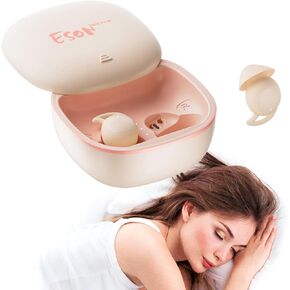 Invisible Sleep Headphones, Bluetooth 5.3 Wireless Sleep Earbuds for Side Sleepers,Small Sleepbuds Comfortable Noise Blocking, IPX6 Waterproof Tiny Earbuds for Sleeping, Workout (Pink)