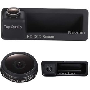 HD Color CCD Waterproof Vehicle Car Rear View Backup Camera, 170° Viewing Angle Reversing Camera for BMW 1/2/3/4/5/7/M Series X1 X3 X4 X5 X6 F18 F35 F45 F46 F48 F80 520Li 525Li (NO.2 HD Camera)