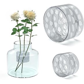 2 Pack Spiral Ikebana Stem Holder for Flowers Vases, Reusable Spiral DIY Bouquet Twister Flower Arrangement Holder (Green, Small+Large) in Kuwait
