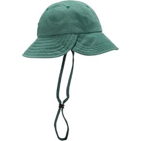 Korean Hat for Women Double Brim Hats for Women Cotton Korean Sun Hat Beach Hats for Womens Sun Hat with Chin Strap