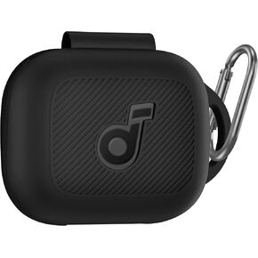 Geiomoo Silicone Protective Case for Anker Soundcore C30i, Soft Cover with Carabiner (Navy Blue)