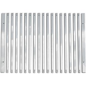 RoadWorks Stainless Steel Grille with 14 Horizontal Bars for Freightliner Classic/FLD 120 1990-2020
