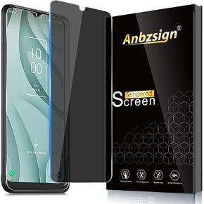 [2 Pack TCL 40 XE 5G / TCL 40 X 5G Privacy Tempered Glass Screen Protector, Anti-Spy 9H Hardness Case Friendly Bubble Free.