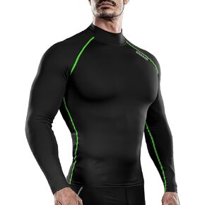 قمصان DRSKIN الرجالية 4، 3، 1 المضغوطة، بأكمام طويلة، رياضية رياضية للجري، نشطة، سريعة الجفاف in Kuwait