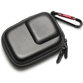 Mini Carrying Case, Hard Protective Case Travel Portable Storage Case Shell for Hero11/10/9/8/7/6/5, DJI Osmo Action 3/4, YI Action Camera and More (Black