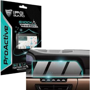 IPG ProActive Made for Porsche 2024 911 10.9 Inch Navigation Display 9H Hardness Screen Protector Nano Ceramic Film Ultra Responsive High Clarity Anti Scratch for Pors911