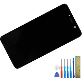 New LCD Touch Screen Assembly Compatible with Huawei H1711 Ascend XT2 TOR-A1/Y7 Prime 2017 TRT-TL00/ENJOY 7 Plus/Nova Lite+ TRT-LX1 L21A L21X LX3 with Frame Black + Adhesive + Tools