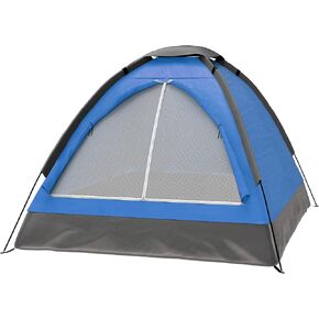 2-Person Dome Tent – Easy Set Up Shelter with Rain Fly and Carrying Bag for Camping, Beach, Hiking, and Festivals by Wakeman Outdoors (Yellow)