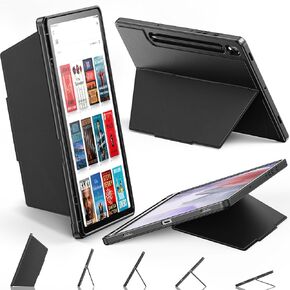 حافظة INFILAND لجهاز Samsung Galaxy Tab S9/S9 FE 5G(10.9/11.0 بوصة) - [مسند فائق الثبات] - دعم رأسي وأفقي، حافظة واقية متينة رفيعة لجهاز Samsung Galaxy Tab، رمادي داكن in Kuwait