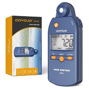 Light Meter for Plants, Greenhouse PAR Meter for Hydroponic, Greenhouse, and Indoor Optimizing Plants Growth, Ppfd Meter for Led Grow Light, High Precision Light Intensity Measuring 400-700 Nm