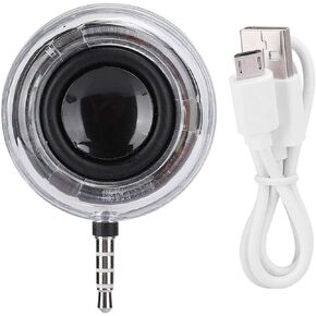 Speaker Portable Mini Speaker with 3.5mm Plug Handsfree Speakers Audio Player for Phone Computer