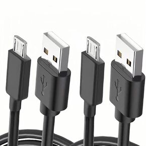 10Ft Micro USB Cable (2Pack) compatible with for Charging Fire HD67810 Kids Edition and Charging Fire HD67810 Tablet,HDX 6" 7" 8.9",Kindle Fire HD, Kindle E-Reader,Oasis,Paperwhite,Voyage,And more.