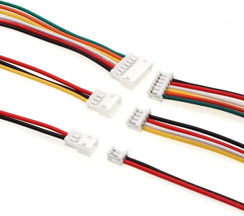 JST ZH 1.5mm 4 Pin Connector,20 PCS Male Plug and 20 PCS Female Socket, Micro Wire Connectors with 200mm Extension Cable AWG 26 in Saudi Arabia