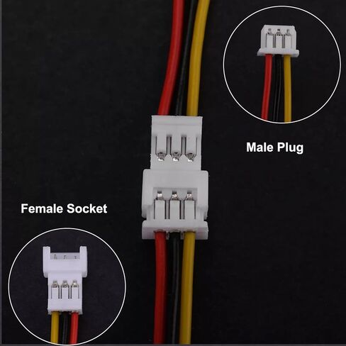 JST ZH 1.5mm 4 Pin Connector,20 PCS Male Plug and 20 PCS Female Socket, Micro Wire Connectors with 200mm Extension Cable AWG 26 in Saudi Arabia