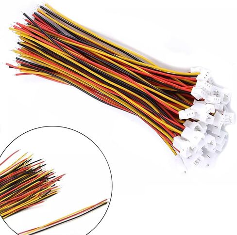 JST ZH 1.5mm 4 Pin Connector,20 PCS Male Plug and 20 PCS Female Socket, Micro Wire Connectors with 200mm Extension Cable AWG 26 in Saudi Arabia