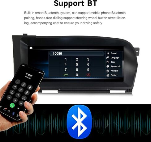 Android 13 شاشة لمس السيارة 10.25 بوصة 8 كور 4 جيجابايت رام + 64 جيجابايت روم راديو السيارة مشغل الوسائط المتعددة نظام تحديد المواقع للملاحة لمرسيدس بنز S W221 W216 CL 2005-2009 S-Class Head Unit (NTG 3.0) in Kuwait