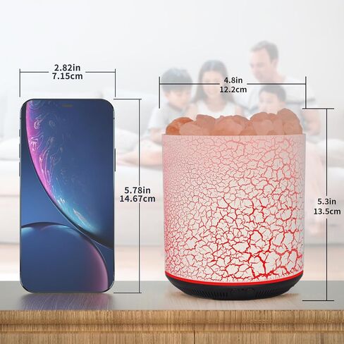 موزع روائح الزيوت العطرية العطرية اللطيفة بوعاء 400 مل، موزع روائح علاجية بالموجات فوق الصوتية، أضواء LED ملونة، 3 في 1، رذاذ بارد، إيقاف تلقائي، حبيبات خشبية in Kuwait