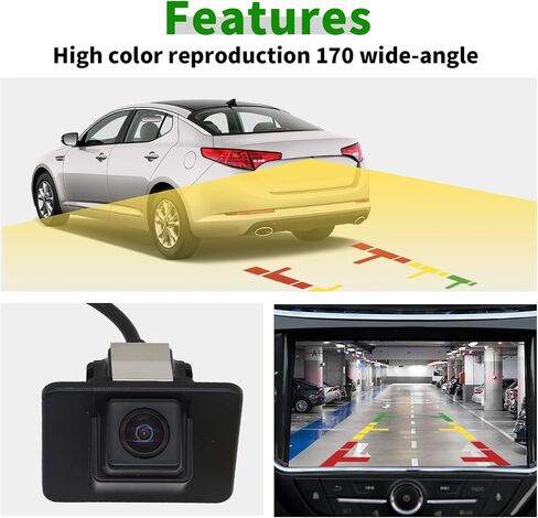 Rear View Backup Back Up Camera Compatible with Optima 2011 2012 2013 95760-2T001 95760-2T002 95760-2T101 in Saudi Arabia
