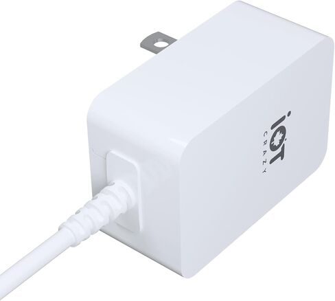 IoTCrazy 5.1V 3A 15W محول إمداد الطاقة Raspberry Pi مع مفتاح تشغيل/إيقاف، يدعم جميع لوحات Raspberry Pi Micro USB، يدعم 3 B+/Pi 3 /Pi Zero W/Pi Zero/Pi 1 /Pi 2 /Pico، 5.1V 3A ، قابس أمريكي، أبيض in Saudi Arabia