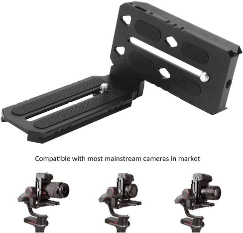 لوحة إطلاق عمودية لـ Zhiyun WeeBill/WeeBill S، قالب CNC متكامل، عملية أكسدة أنوديك، كاميرا داعمة مع مثبت، كاميرا SLR أو كاميرا بدون مرآة in Kuwait