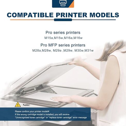 خرطوشة حبر بديلة متوافقة مع Ankink لطابعة HP 48A CF248A لـ Pro M15w M15a M16w M16a MFP M29w M29a M28w M28a، عبوة من قطعتين، أسود in Kuwait