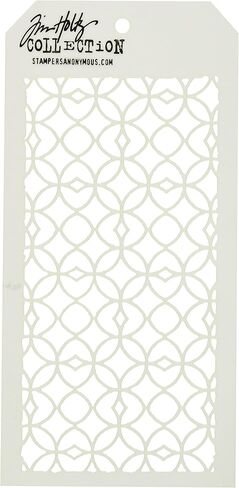 Stampers Anonymous Tim Holtz Layered Stencil, 4.125-Inch by 8.5-Inch, Woodgrain in Saudi Arabia