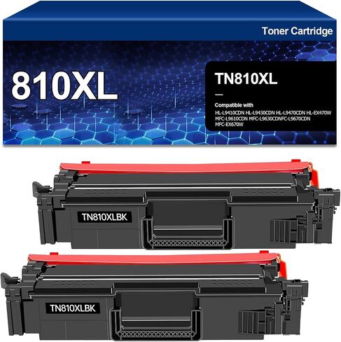 Compatible Toner Cartridge Replacement for Brother TN-770 TN770 Toner for Brother Printer HL-L2370DW L2370DWXL MFC-L2750DW L2750DWXL 4,500 Page, Black, 2 Pack in Saudi Arabia