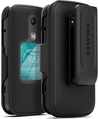 Encased DuraClip for TCL MyFlip 2 / Alcatel MyFlip 2 Belt Clip Case, Slim-Fit Phone Cover with Holster (A406DL) in Saudi Arabia