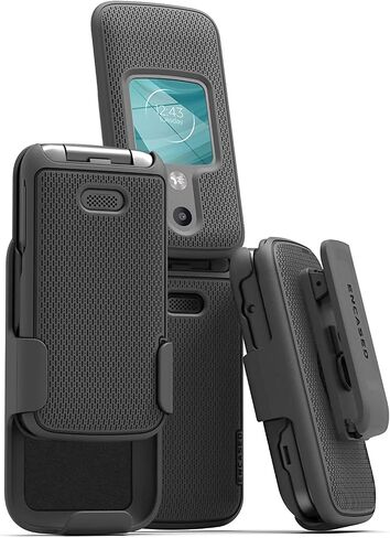Encased DuraClip for TCL MyFlip 2 / Alcatel MyFlip 2 Belt Clip Case, Slim-Fit Phone Cover with Holster (A406DL) in Saudi Arabia