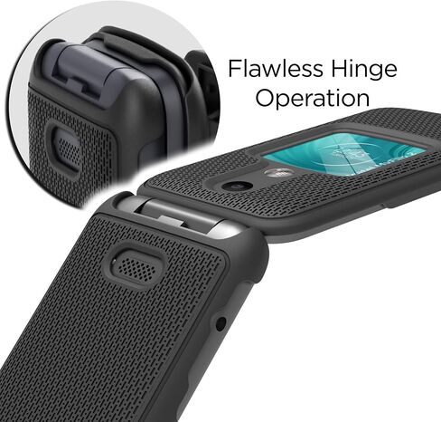 Encased DuraClip for TCL MyFlip 2 / Alcatel MyFlip 2 Belt Clip Case, Slim-Fit Phone Cover with Holster (A406DL) in Saudi Arabia