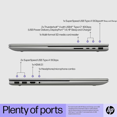 قلم لمس للكمبيوتر المحمول HP Envy مقاس 17 بوصة - Intel Core i7-13700H الثالث عشر - Windows 11 - Microsoft 365 - Wi-Fi 6E - Thunderbolt 4 USB C - لوحة مفاتيح بإضاءة خلفية - مكتب الأعمال (ذاكرة الوصول العشوائي 64 جيجابايت | 2 تيرابايت PCIe SSD) in Saudi Arabia