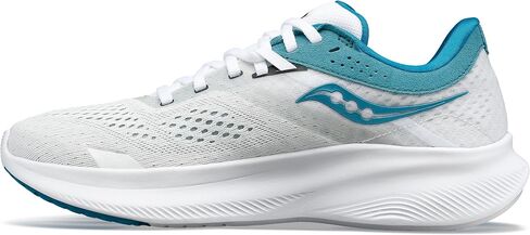 حذاء رياضي نسائي من Saucony Ride 16، أزرق فاتح/أسود، 12 in Saudi Arabia
