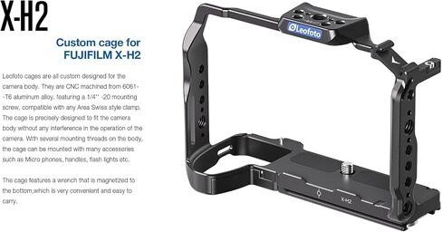 Leofoto X-H2 Camera Cage for Fujifilm X-H2 in Saudi Arabia