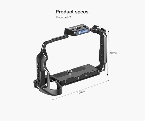 Leofoto X-H2 Camera Cage for Fujifilm X-H2 in Saudi Arabia