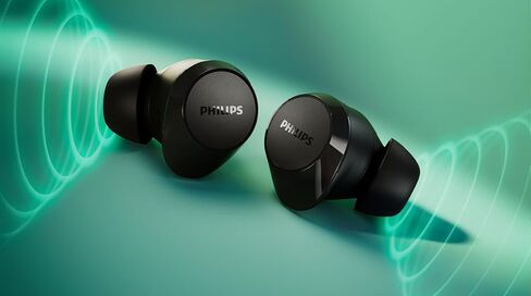PHILIPS TAT1219 True Wireless Headphones Small Buds. Great Value, Natural Sound. Dynamic bass Pocket-Sized Charging case, Clear Calls, 18 Hours of Playtime. Black (TAT1219BK/00) in Saudi Arabia