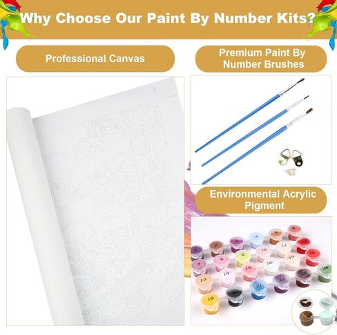 NEWENMO Paint by Numbers for Adults Starry Night, Paint by Numbers Black Cat On Canvas Without Frame,DIY Oil Painting Perfect for Beginner,Hobbies and Gift Home Wall Decor(12 * 16In) in Saudi Arabia