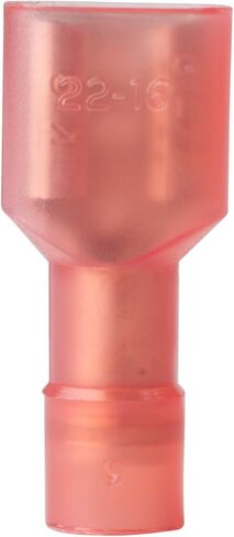 Ancor 221419 Marine Grade Electrical Nylon Insulated Double Crimp Funnel Entry Fully Insulated Disconnects with Insulation Grip (Male, 16 to 14-Gauge, 100-Pack) in Saudi Arabia