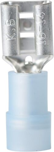 Ancor 221419 Marine Grade Electrical Nylon Insulated Double Crimp Funnel Entry Fully Insulated Disconnects with Insulation Grip (Male, 16 to 14-Gauge, 100-Pack) in Saudi Arabia