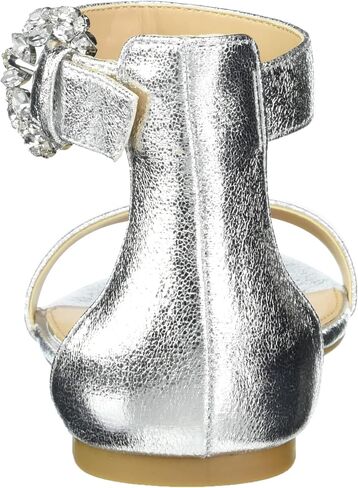 Jewel Badgley Mischka Women's Liv Flat Sandal in Saudi Arabia