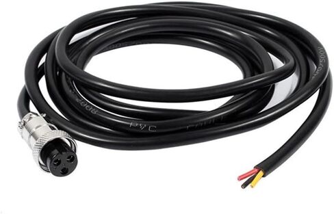 GX16-3 Pin Cable Cordset Female Plug Single Ended Cable 1M (1 Pack) in Saudi Arabia