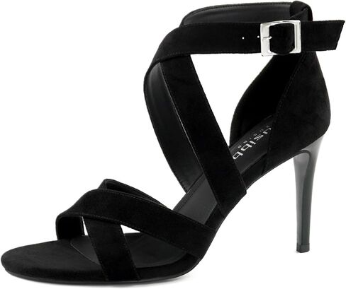Women's Open Toe Strap Sandals With Round Toe And Slim Heels Ankle Strap With Roman High Heels Dress Party Holiday High Heels Sandals in Saudi Arabia