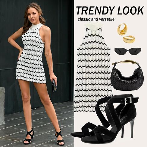 Women's Open Toe Strap Sandals With Round Toe And Slim Heels Ankle Strap With Roman High Heels Dress Party Holiday High Heels Sandals in Saudi Arabia