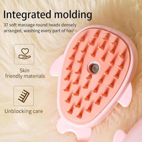 فرشاة Cat Steamy Brush، فرشاة مطاطية للقطط 3 في 1 للتساقط، فرشاة مشبع بالبخار للكلاب والقطط بالماء، فرشاة بخار للقطط للتدليك والتنظيف، فرشاة للحيوانات الأليفة مشبع بالبخار للكلاب والقطط (أخضر) in Saudi Arabia